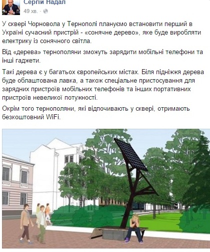 надал, сонячне дерево, фото, тернопільський тиждень